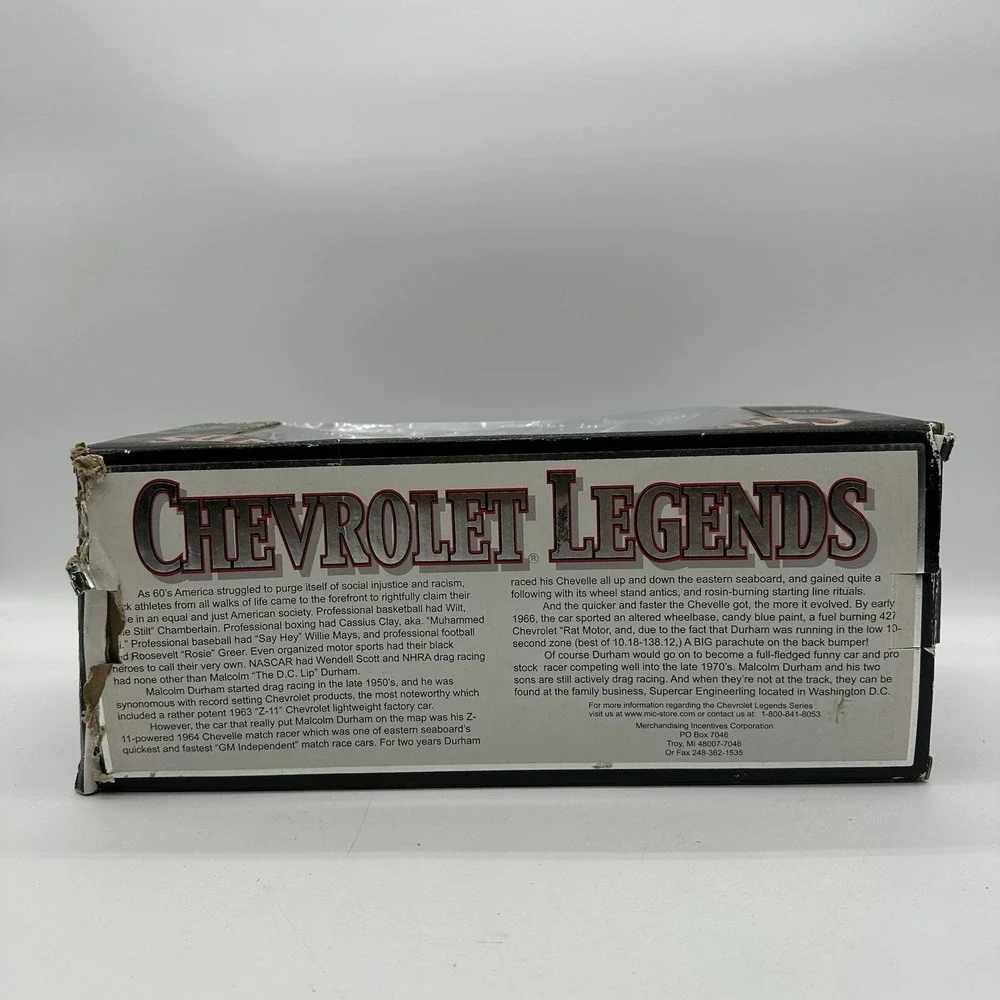 ERTL 29468P Chevrolet Legends 1965 Chevelle Strip Blazer III 1/18 Car 1of 1008